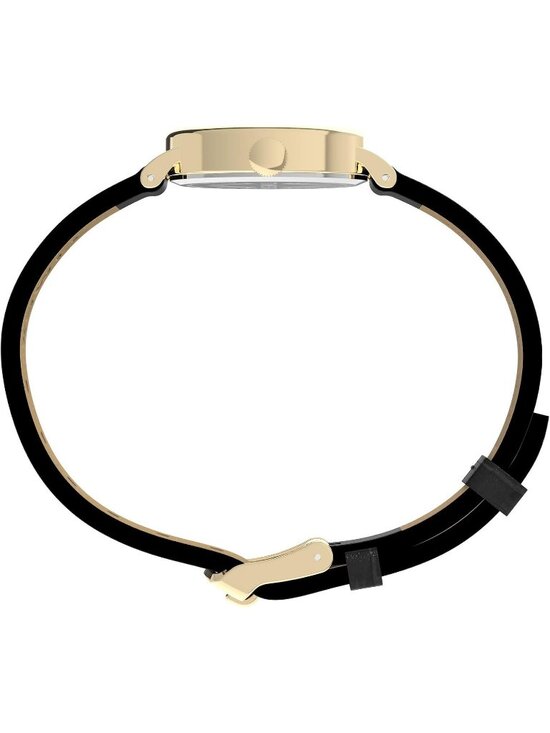Women\'s Gold Black Analog Quartz Cavatina Pearl Dial Oval Classic Wrist Watch main image 6